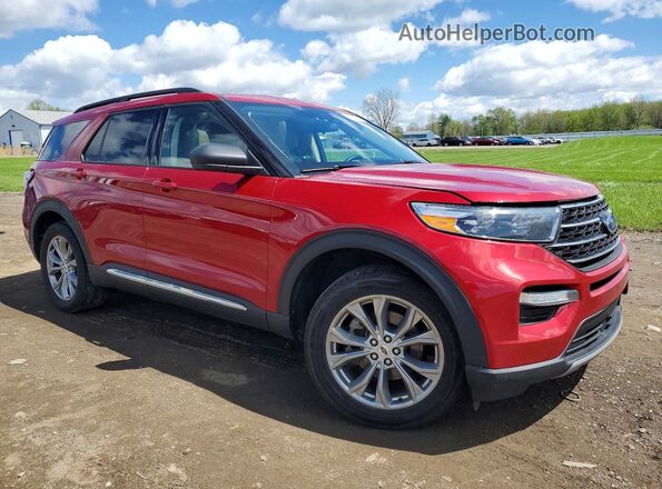 1FMSK8DH6NGA73076 2022 FORD EXPLORER Red წინა მარჯვენა