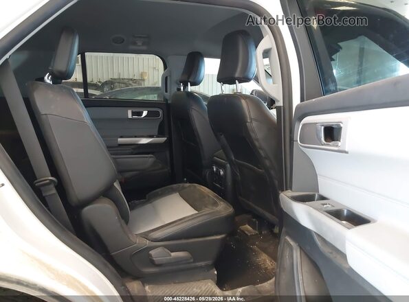 1FMSK8DH6NGB73016 2022 FORD EXPLORER White Vista de la etiqueta del VIN