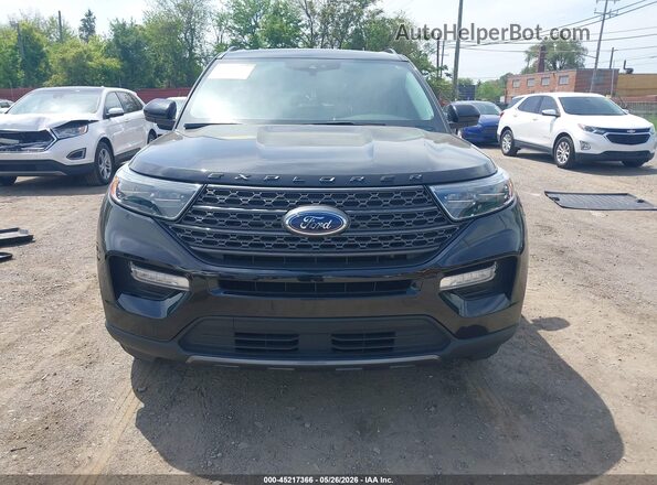 1FMSK8DH6NGC20125 2022 FORD EXPLORER Black ხელსაწყოთა პანელის ხედი