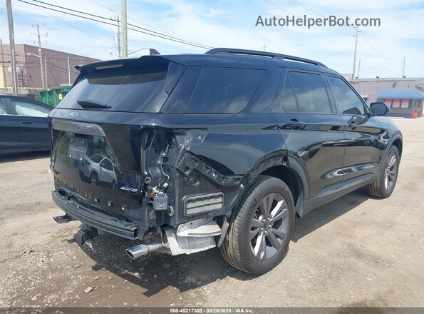 1FMSK8DH6NGC20125 2022 FORD EXPLORER Black უკანა მარჯვენა