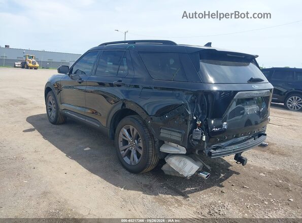 1FMSK8DH6NGC20125 2022 FORD EXPLORER Black უკანა მარცხენა