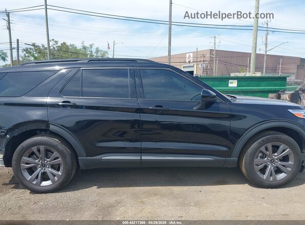 1FMSK8DH6NGC20125 2022 FORD EXPLORER Black უკანა სალონის ხედი