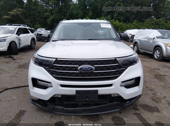 1FMSK8DH6PGA24639 2023 FORD EXPLORER Белый Вид задней части салона