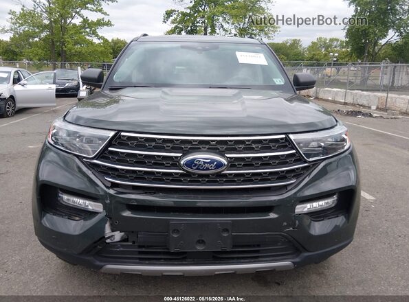 1FMSK8DH6RGA17922 2024 FORD EXPLORER Green Front view
