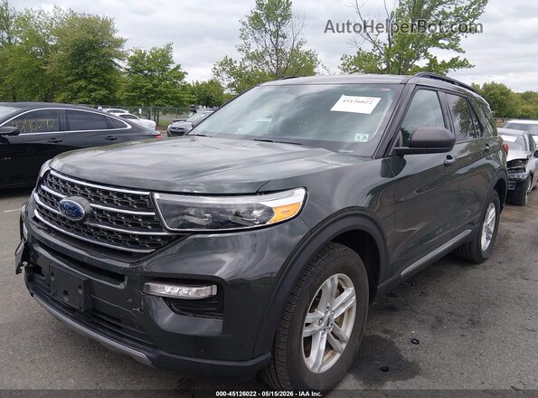 1FMSK8DH6RGA17922 2024 FORD EXPLORER Green Front left