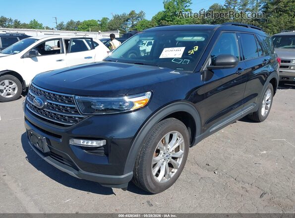1FMSK8DH6RGA86822 2024 FORD EXPLORER Черный Передняя левая четверть