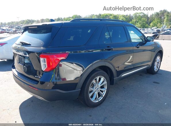 1FMSK8DH6RGA86822 2024 FORD EXPLORER Черный Задняя правая четверть