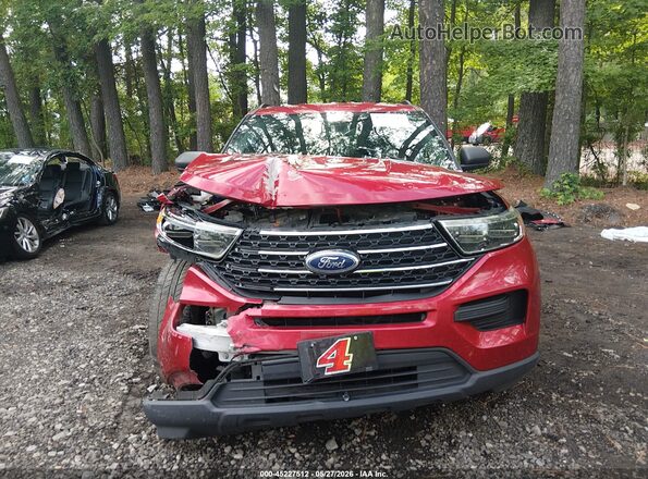 1FMSK8DH7LGB00346 2020 FORD EXPLORER Red Вид задньої частини салону
