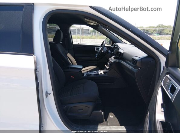 1FMSK8DH7LGC00723 2020 FORD EXPLORER White Vista interior delantera