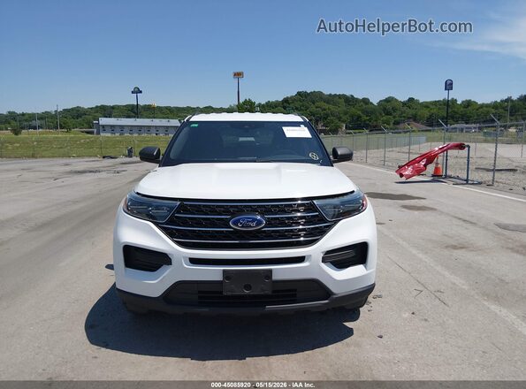 1FMSK8DH7LGC00723 2020 FORD EXPLORER White Vista interior trasera
