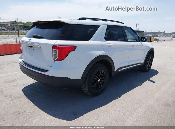 1FMSK8DH7LGC00723 2020 FORD EXPLORER White Trasero derecho