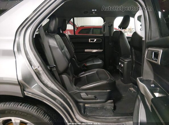 1FMSK8DH7MGA30770 2021 FORD EXPLORER Gray VIN sticker view