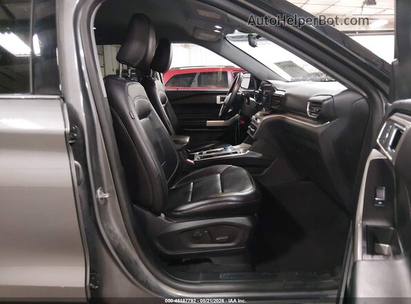 1FMSK8DH7MGA30770 2021 FORD EXPLORER Gray Front interior view