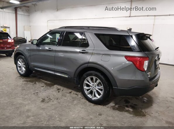 1FMSK8DH7MGA30770 2021 FORD EXPLORER Gray Rear left