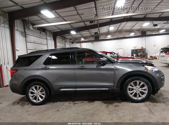 1FMSK8DH7MGA30770 2021 FORD EXPLORER Gray Rear interior view