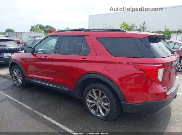 1FMSK8DH7PGB78311 2023 FORD FORD EXPLORER Red Vista interior trasera