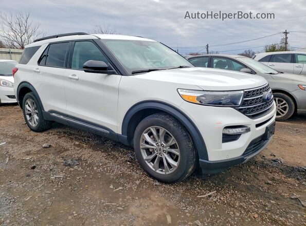 1FMSK8DH7RGA19727 2024 FORD EXPLORER Белый Передняя правая четверть