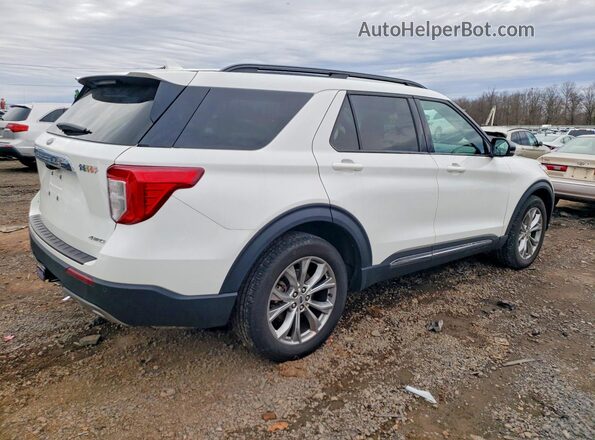 1FMSK8DH7RGA19727 2024 FORD EXPLORER Белый Задняя правая четверть