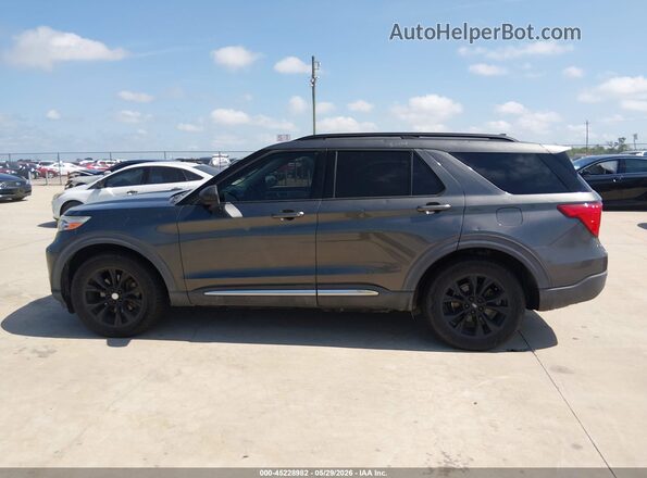 1FMSK8DH8LGA23339 2020 FORD EXPLORER Gray Панорамний вид салону 360°