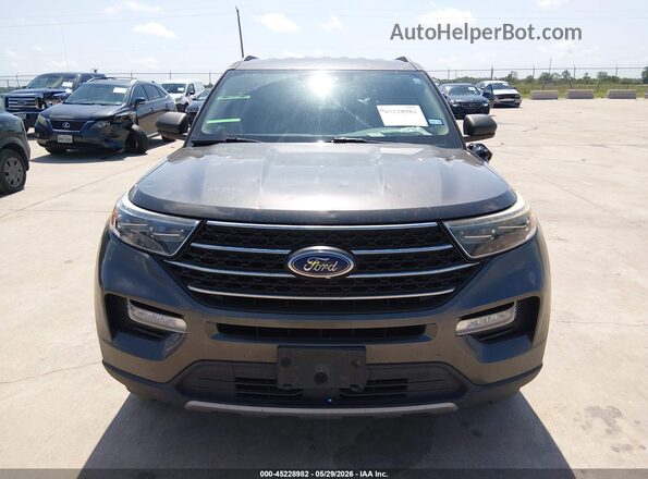 1FMSK8DH8LGA23339 2020 FORD EXPLORER Gray Вид щитка приладів