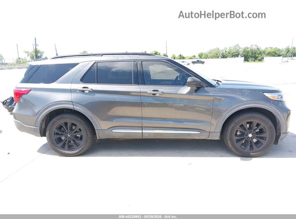 1FMSK8DH8LGA23339 2020 FORD EXPLORER Gray Вид задньої частини салону