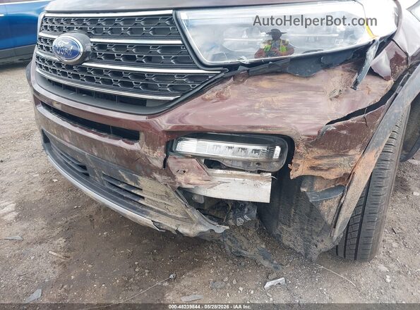 1FMSK8DH8LGA57569 2020 FORD EXPLORER Burgundy Դիմացի տեսք