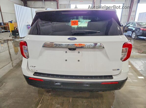 1FMSK8DH8LGC78105 2020 FORD EXPLORER White Вид ззаду