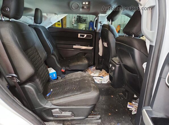1FMSK8DH8LGC78105 2020 FORD EXPLORER White Вид задніх сидінь