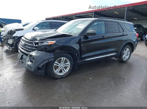 1FMSK8DH8LGC80422 2020 FORD EXPLORER Черный Передняя левая четверть