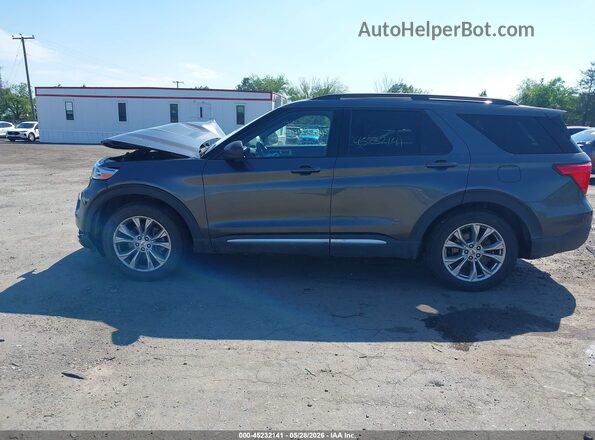 1FMSK8DH9LGA51277 2020 FORD EXPLORER Gray Widok wnętrza 360 stopni