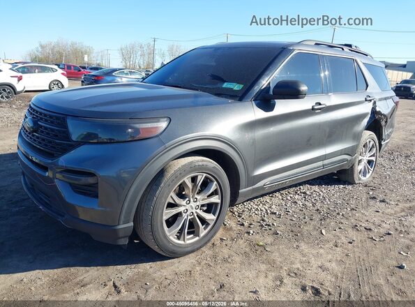 1FMSK8DH9LGA51392 2020 FORD FORD EXPLORER Gray Front left