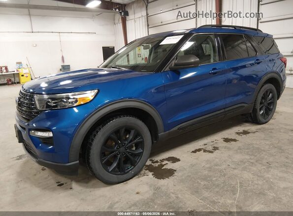 1FMSK8DH9LGC84754 2020 FORD FORD EXPLORER Blue Front left