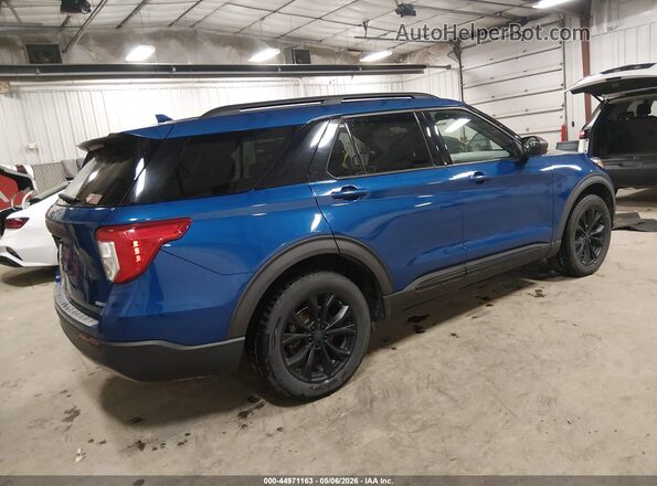 1FMSK8DH9LGC84754 2020 FORD FORD EXPLORER Blue Rear right