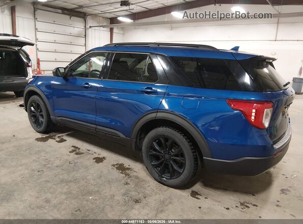 1FMSK8DH9LGC84754 2020 FORD FORD EXPLORER Blue Rear left