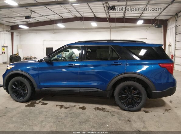 1FMSK8DH9LGC84754 2020 FORD FORD EXPLORER Blue 360 interior view