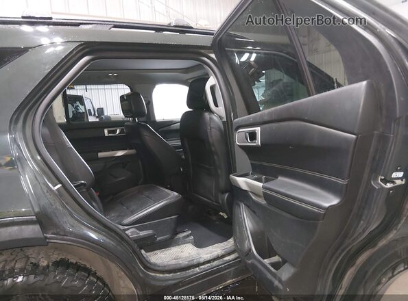 1FMSK8DHXNGA78667 2022 FORD EXPLORER Gray Vista de la etiqueta del VIN