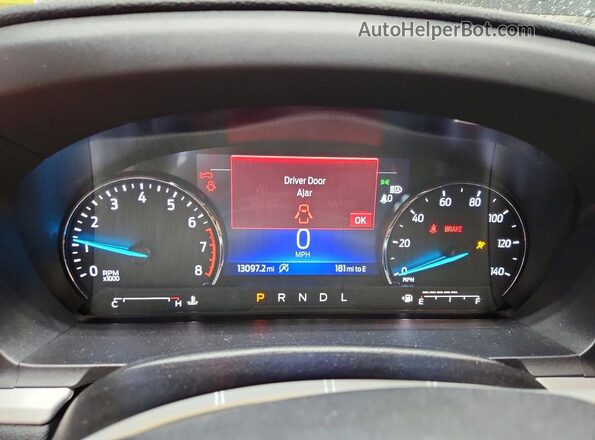1FMSK8DHXRGA38692 2024 FORD EXPLORER Green Widok zestawu wskaźników