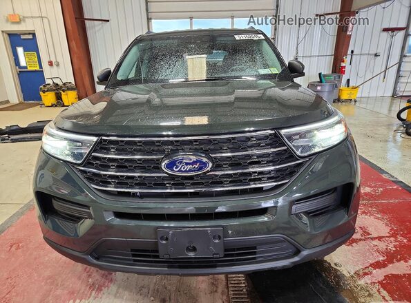1FMSK8DHXRGA38692 2024 FORD EXPLORER Green Widok z przodu