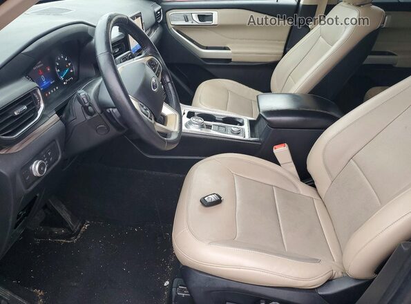 1FMSK8FH0LGC46536 2020 FORD FORD EXPLORER Gray Вид салону спереду