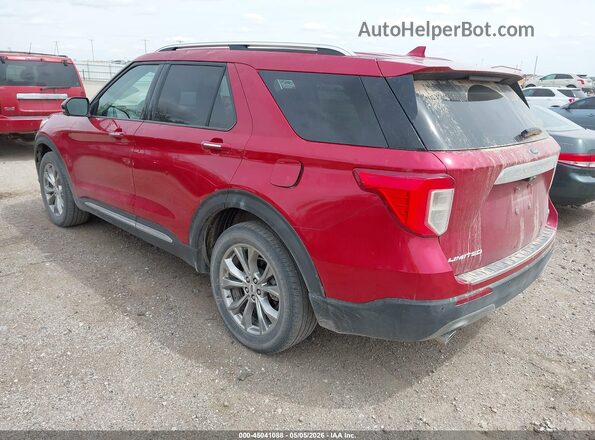 1FMSK8FH1LGC29874 2020 FORD FORD EXPLORER Red Задня ліва чверть