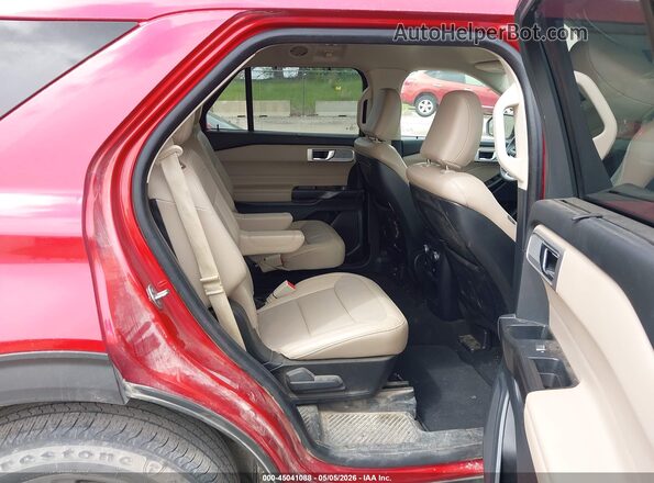 1FMSK8FH1LGC29874 2020 FORD FORD EXPLORER Red Вид наклейки з VIN-кодом