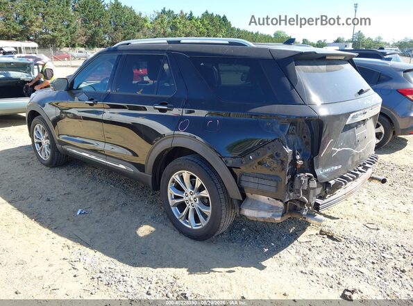 1FMSK8FH1MGA85969 2021 FORD EXPLORER Черный Задняя левая четверть