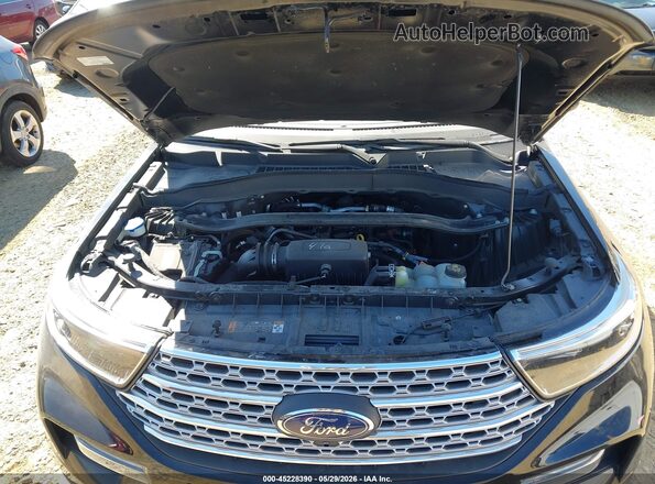 1FMSK8FH1MGA85969 2021 FORD EXPLORER Черный Вид сзади