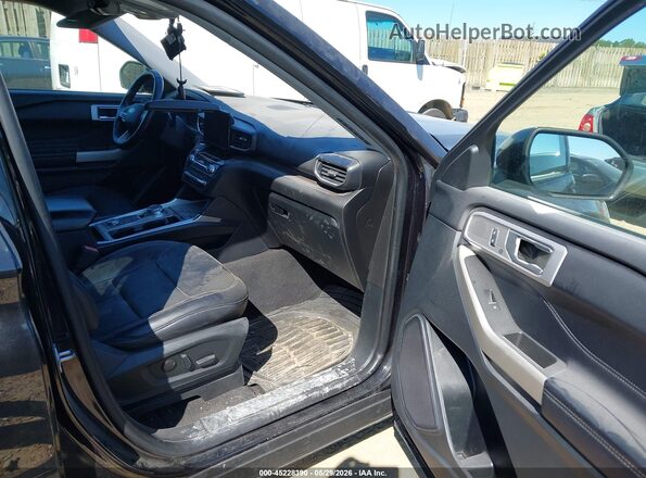 1FMSK8FH1MGA85969 2021 FORD EXPLORER Черный Вид салона спереди