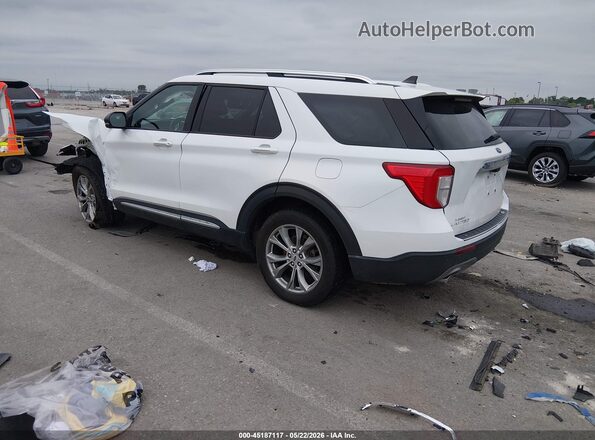 1FMSK8FH1MGB18890 2021 FORD EXPLORER White უკანა მარცხენა