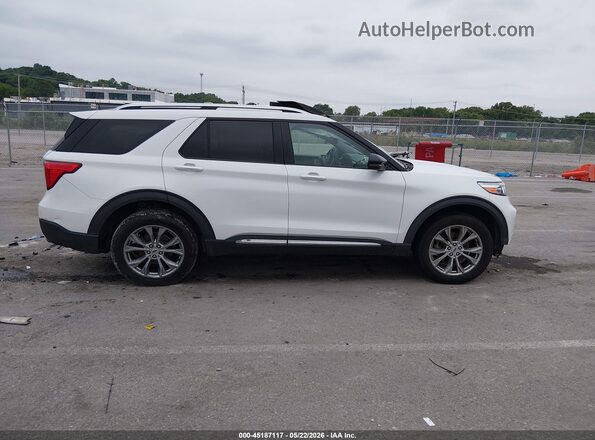 1FMSK8FH1MGB18890 2021 FORD EXPLORER White სალონის 360-გრადუსიანი ხედი