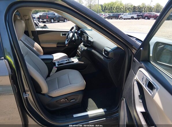 1FMSK8FH2LGC00612 2020 FORD EXPLORER Gray Widok wnętrza z przodu
