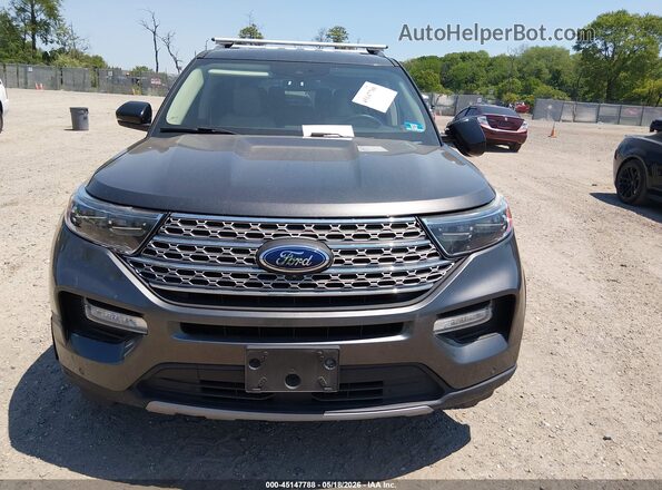 1FMSK8FH2LGC00612 2020 FORD EXPLORER Gray Widok wnętrza z tyłu