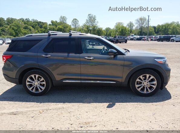 1FMSK8FH2LGC00612 2020 FORD EXPLORER Gray Widok wnętrza 360 stopni
