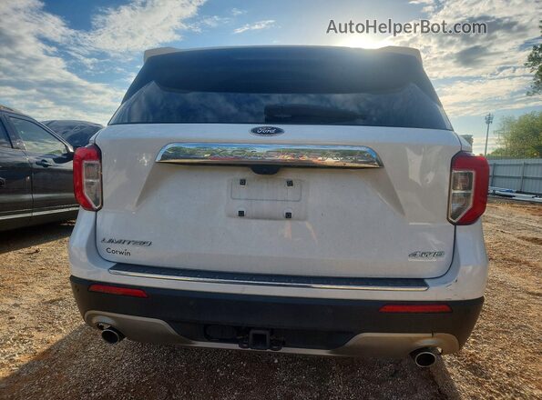 1FMSK8FH2MGC00997 2021 FORD EXPLORER White Հետևի տեսք